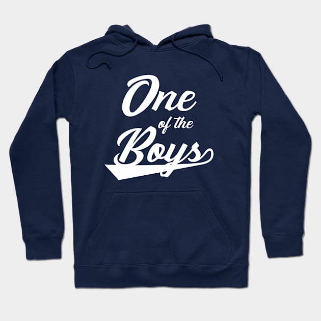 ONE OF THE BOYS - WHITE Hoodie by lorax